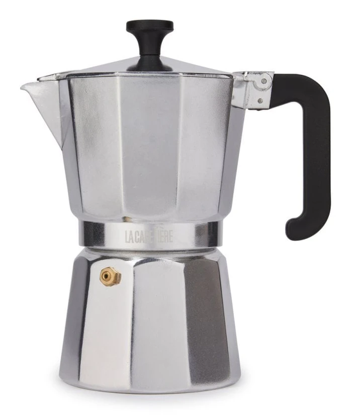 La Cafetière Venice Aluminium Espresso Maker 6-Cup - Silver
