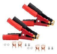 1000A Alligator Clip Bilbatteriklämma 16cm, Ren Koppar Krokodilklämma med Isolerande Hölje, för Bil, Lastbil, B
