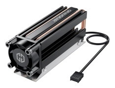 Graugear kylfläns SSD M.2NVMe 2280, med PWM 25mm fläkt i detaljhandeln