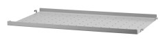 String Metallhyllplan Låg Kant 58x30 cm (1-Pack) Grå
