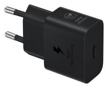 Samsung EP-T2510N - Strömadapter - 25 Watt - 3 A - PD 3.0, PD/PPS, SFC (24 pin USB-C) - på kabel: USB-C - svart