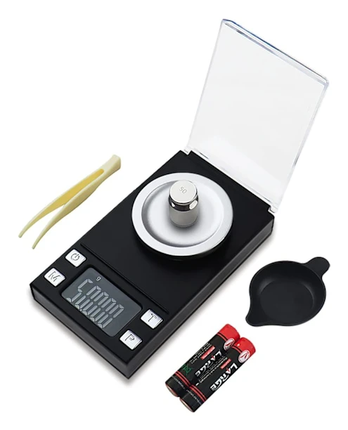 Digital mini våg i fickformat 50 g/0,001 g