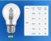 4 st A55 halogen energisparlampa gammaldags glödlampa halogen volfram ögonskydd uppvärmd odlingslampa fullspektrum dimbar E27 skruv
