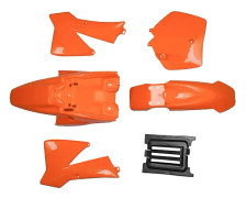 Sadelkåpa Kroppsdelssats Orange För 50 50cc 50sx Mini Dirt Pit Barn För Ktm50 Senior Jr