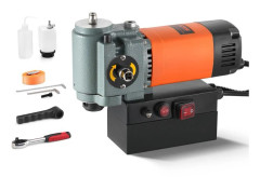 Lågprofil magnetborrpress 1300 W-VEVOR-magnetborrpress Max 35 mm - för konstruktion