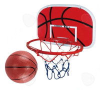 C Basketkorg 47 x 33 cm väggmonterad basketkorg för barn med ryggtavla för pojkar och flickor Interiör mini baskettavla och korg