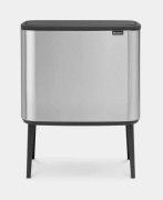 Bo Touch Bin, 36L, Matt Stål FPP