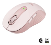 Logitech Signature M650 Wireless Mouse, Rose