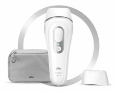 Braun Silk-expert Pro Silk expert Pro 3 PL3020, Silver, Vit, Intensivt pulserat ljus (IPL), Storbritannien, AC, 100 - 240 V, Låda