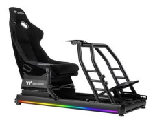 Thermaltake GR500 - Simuleringscockpit för racing - aluminiumlegering, förstärkt stål, glasfiber - svart