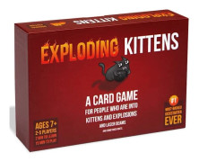 Exploding Kittens Original Edition - Kortspel för vuxna, tonåringar
