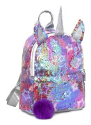 Girls ryggsäck med paljetter Unicorn skolväska Slitstark reseryggsäck colorful2