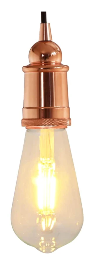 vidaXL Lamphållare 2 st roséguld E27