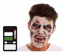 Smink zombie för vuxen