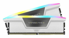 CORSAIR Vengeance RGB - DDR5 - sats - 32 GB: 2 x 16 GB - DIMM 288-pin - 5200 MHz / PC5-41600 - CL40 - 1.25 V - vit
