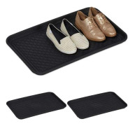 set med 3 droppbrickor för skor 60 x 40 cm