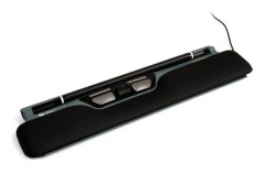 Bakker Elkhuizen ErgoSlider Plus - central pointing device - universal - USB - black dark grey yellow - Central pekdon - Laser - 5 knappar - Grå