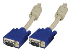 Bildskärmskabel RGB HD15ma-ma 3m, utan stift 9