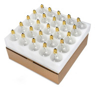 25-pack G40 LED-lampor E12-sockel för ljusslingor [YDE]