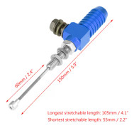 M10x1.25mm Universal Motorcykel Hydraulisk Koppling Huvudcylinder Stapel Bromspump Blå