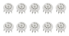 10 st PCB 9-stift keramiska B9A vakuumrörsuttag Audio HIFI DIY-förstärkare för 12AX7 12AU7 12AT7 ECC81 ECC82