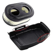 Luftfilterkåpa med luftfilter för Briggs & Stratton 650exi 675exi 675is ersätter 594575, 798452 (2 typer av kåpor för denna modell, den har