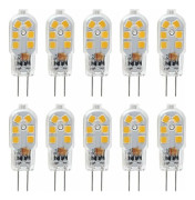 /NN/G4 LED-lampor 12V, 1W motsvarande 10W halogen, ej dimbara, 10-pack