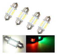 Marint LED-Ersättningslampa Båtljuslampor Super Ljus 12 Volt 32 Mm Lampor För Båts Navigationsljus Båts Ankarljus Däckljus Bågljus Akter