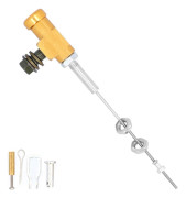 Hydraulisk Koppling Huvudcylinder Staget Bromspump M10x1.25mm Aluminium Legering för Motorcykel ATV Dirt Bike Guld