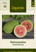 Vattenmelon Charleston Gray - Citrullus lanatus Charleston Gray