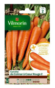 VILMORIN Colmar morot med rött hjärta 2 + Eskimo morotsprov