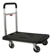 Vagn på hjul Plastplattform 675 x 405 mm 150 Kg