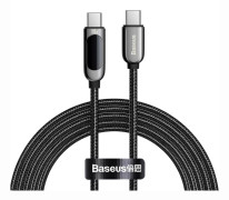 Baseus Power USB-C till USB-C Kabel 100W 2m - Svart