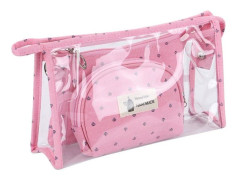PVC Kosmetikväska Tryckt Sminkväska ROSA rosa