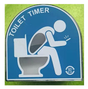 Toaletttimer, avslappnings- och tryckavlastningsenhet. Intressant present till män, make, pappa, son, fru, födelsedag, överraskningspresent. Stickman