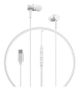 Devia In-Ear Headset med USB-C - Silver