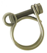 Dubbla ståltrådshalsband 27/31 Ø25 cm, set om 2