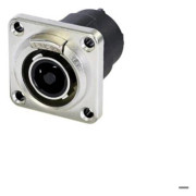 Neutrik NLT4FPXX Högtalarplugg Kontakt, rak Antal poler: 4 Svart, Silver 1 st