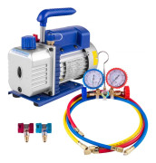 Multifunktionspump 3CFM 85 L/Min Vakuumpump för klimatanläggningar, entgasning, HVAC, undertryck R12 R22
