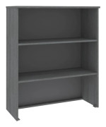 vidaXL Överdel till högskåp HAMAR mörkgrå 85x35x100 cm massiv furu