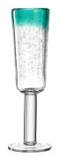 LEONARDO 034752, Champagneglas, 150 ml, Glas, Grön, Transparent, 196 mm, 63 mm