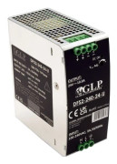 DFS2-240-24-U: GLP: 24V/10A/240W DIN-skena PSU metallhölje, PFC, Uin = 85-264VAC / 120-370VDC