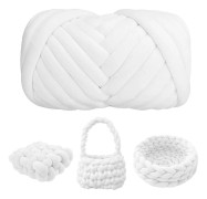 Garn Tjockt Garn Handstickat Garn Tjockt Virkgarn Supertjockt Garn Kärngarn för Armvirkning Filtar och Hantverk (500g)