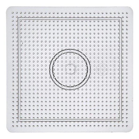 Creativ Company Iron-on bead board Square Clear 14.5 x 14.5cm