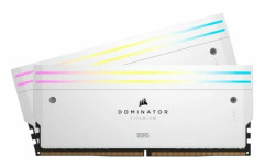 CORSAIR DOMINATOR TITANIUM RGB 32GB 2x16GB DDR5 7200MT/s DIMM Unbuffered 34-44-44-96 OC PMIC XMP 3.0 White Heatspreader 1.45V Intel