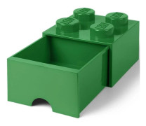 LEGO Förvaringslåda 4, Mörkgrön