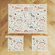 IKEA LATT bord dekal för barn Savannah och djur