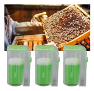 Drottningmärkningskit Plast Drottningbi Märkningsbur Fångare Drottningmärkningsmarkörflaska Enstaka Drottningbi Märkningsflaska (Grön)
