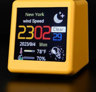 Väderklocka WiFi Digital Väderkamera Skrivbords Klocka Elektronisk Utomhus