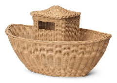 Ferm Living - Braided Ark - Förvaringslåda för barn - Braided Ark - Natural - W41 x D60 x H30 cm